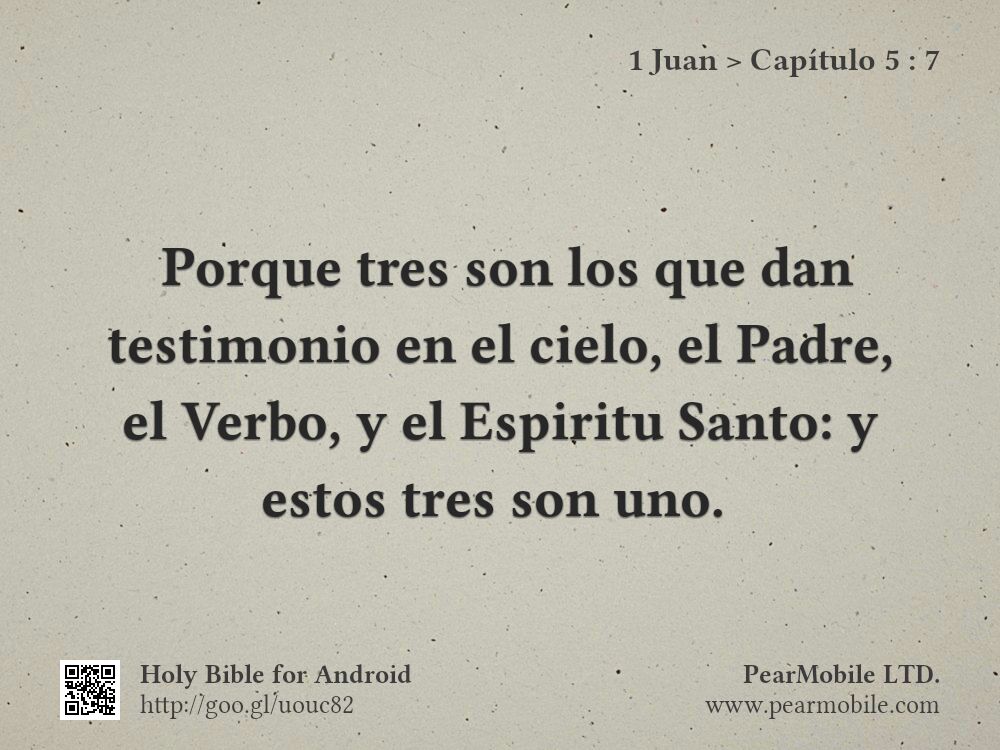 1 Juan, Capítulo 5:7